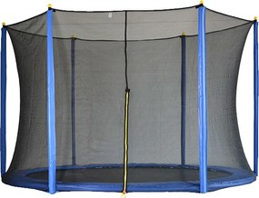 Trambulin védőháló, 244 cm-es trambulinhoz (GTR PRO Blue Sky)
