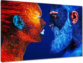 Vászonkép 120x80 Jég tekintet Szerelem