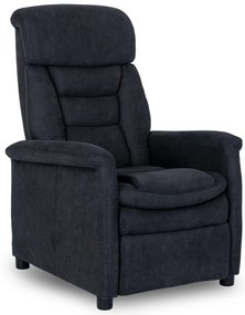 TV és Relaxfotel Fekete Színben. NORDI