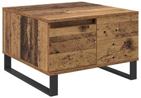 Dohányzóasztal fiókkal Régi fa 55 x 55 x 36.5 cm Faanyag