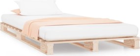 vidaXL tömör fenyőfa raklapágy 75 x 190 cm (Small Single)