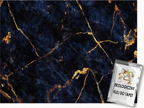 Fotótapéta Flizelina Kő Ásvány Márvány Gránát Arany Luxus 200x140 ragasztó