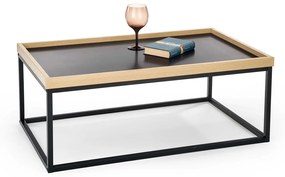 VESPA asztal, natúr / fekete