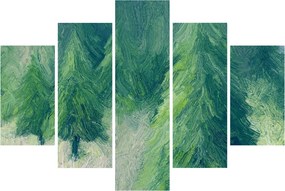 Kép - Festett tűlevelűek (150x105 cm)