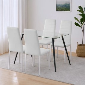 Cruz 4+1 étkező garnitúra fehér