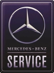 Fém tábla Mercedes-Benz - Service, (30 x 40 cm)