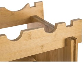 G21 Bambusz borosállvány, 72 palack