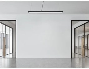 LED Csillár zsinóron LED/32W/230V 4000K átm. 120 cm fekete