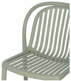 Zöld műanyag étkezőszék Alia – Ixia