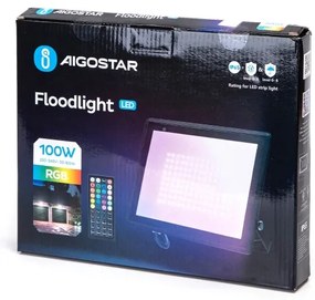 Aigostar - LED RGB Reflektor LED/100W/230V IP65 + távirányító