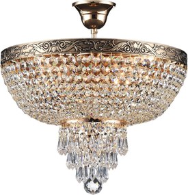 Maytoni glamour klasszikus kristály mennyezeti lámpa palace antik arany mydia890-cl-05-g