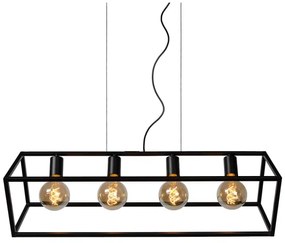 Lucide 00425/04/30 - Csillár zsinóron FABIAN 4xE27/40W/230V