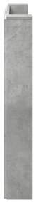 Fejtámla polcokkal Beton Szürke 140 x 16,5 x 103,5 cm Faanyag