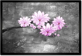 Poszter keretben 60x40 Magnólia virágok