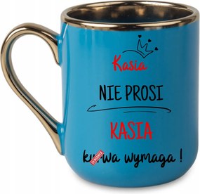 Elegáns bögre Kasia nem kér Kasia tyúkok kell Vita 330 Kék