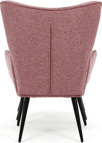 Relaxációs fotel, rózsaszín, bársony kárpit, AK-303 PINK2