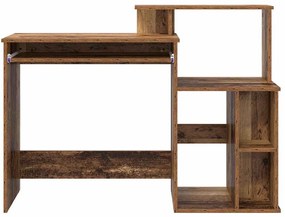 Íróasztal tárolóval Öreg fa 120.5 x 44 x 88.5 cm Faanyag