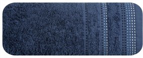 Pola törölköző 50x90 sötétkék frottír 500 g/m2