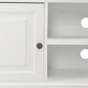 fehér fa TV-szekrény 90 x 30 x 40 cm