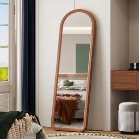 Tömörfa íves tükör, 160 cm x 45 cm hosszú íves tükör