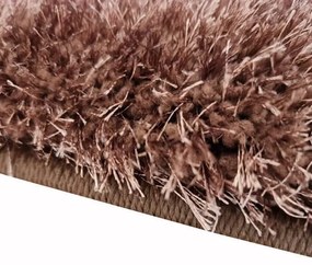 Kamill barna shaggy futószőnyeg 80 x 300 cm