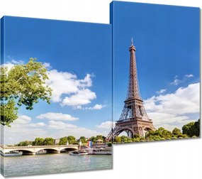 Vászonkép 80x70 Eiffel-torony