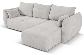 Világosszürke sarokkanapé (jobb oldali) Matera – Cosmopolitan Design