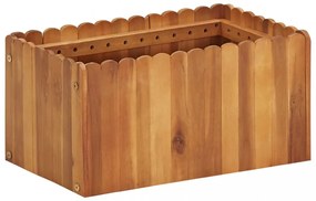 tömör akácfa kerti magaságyás 50 x 30 x 25 cm