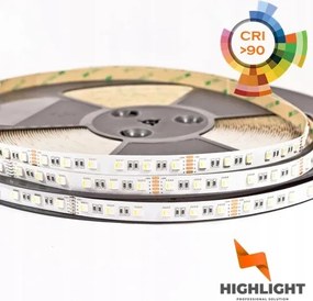 20m Led szalag CRI90 Rgb+nw 5050 24V 19,2W 60LED
