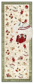 Zöld pamutkeverék futószőnyeg karácsonyi mintával 80x200 cm Toy's Delight Green Christmas – Villeroy&amp;Boch