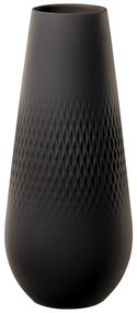 Carré váza, magas, Gyártás Collier noir kollekció - Villeroy & Boch
