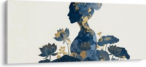 Kép - Márvány női profil (120x50 cm)
