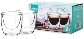 4Home Thermo espresso pohár  Hot&Cool 80 ml, 2 db