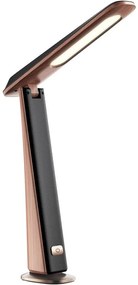 LED dimmelhető, tölthető asztali lámpa TOP LED/4W/5V 1800 mAh 3000/4000/5000K barna/fekete