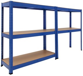 monzana® Polc 180x90x40 cm - kék