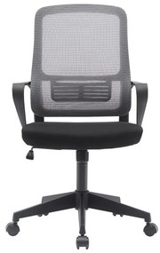Irodai fotel SALOMI (szürke + fekete). 1091486