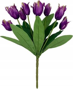 Tulipán mintás csokor 42 cm lila
