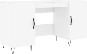 vidaXL fehér szerelt fa íróasztal 140 x 50 x 75 cm