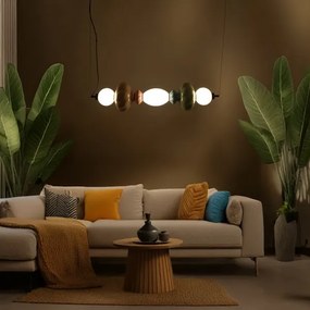 LED Csillár zsinóron ASCOLI LED/24W/230V színes