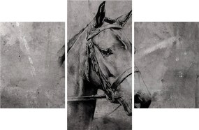 Kép - Egy ló portréja (90x60 cm)