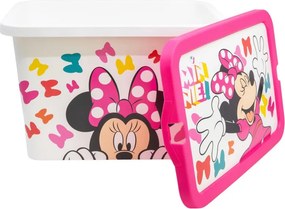 Disney Minnie Edgy Bows műanyag tároló doboz 7 L