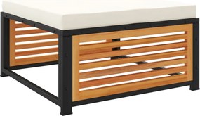 vidaXL tömör akácfa kerti szék párnával 68 x 68 x 30 cm
