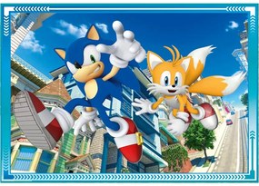 Sonic a sündisznó Save the Day 4 az 1-ben puzzle Clementoni
