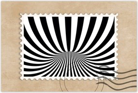 Poszterek 60x40 Absztrakt fekete-fehér