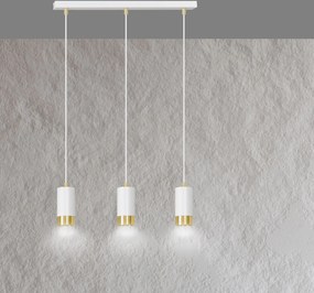 Emibig modern függeszték fumiko fehér arany emi815/3