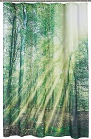 Függöny függöny zuhanyfüggöny mintás Forest Las 180X200 LZA-08