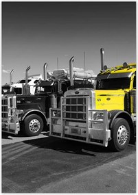 Poszterek 70x100 Sárga teherautó az USA-ból