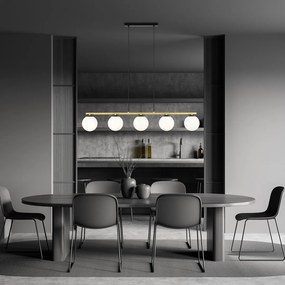 Emibig modern függeszték allora fehér fekete arany emi1254/5