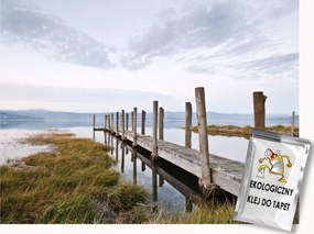 Fotótapéta Flizelina Tájkép Természet Tó Híd 300x210 ragasztó