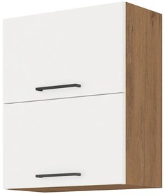 Felső konyhaszekrény Virion 60 GU 72 2F (lancelot tölgy + fehér). 1032539
